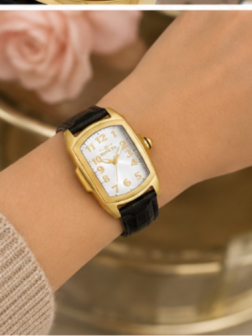 Invicta Lupah Women's Watch - 29mm. Black with Interchangeable Strap, NEW - Picture 4 of 5